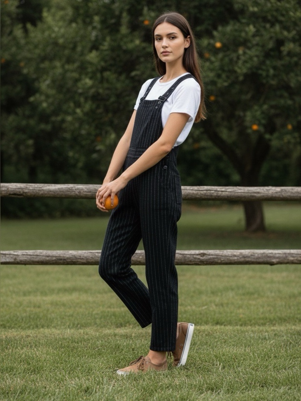 Black Pine Overalls Womens Small Cotton Dark Boho Barn Lumberjack Country Grunge